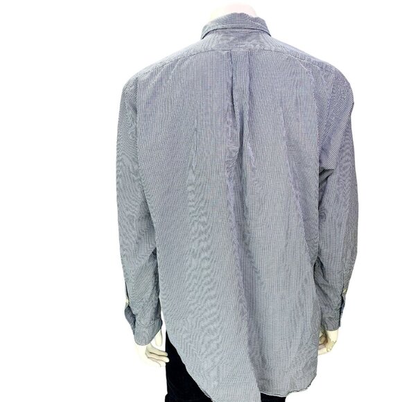 Ralph Lauren Mens Shirt Blake Fit Oversized Button Blue Gingham Check Size XL - Picture 8 of 12